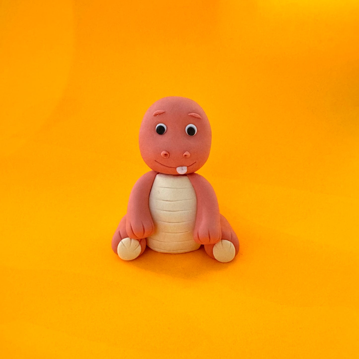 Red Dinosaur Cake Topper