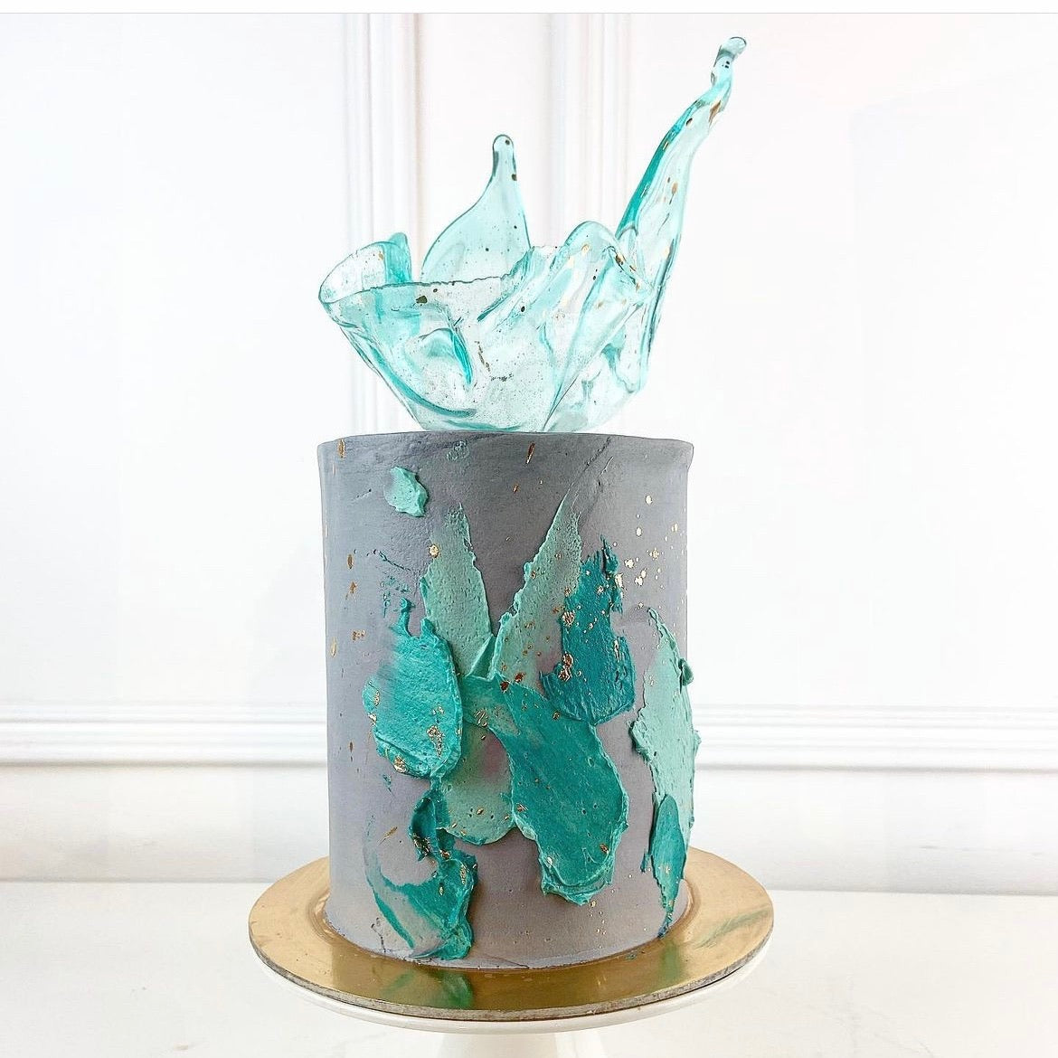 Concrete Paint Cake