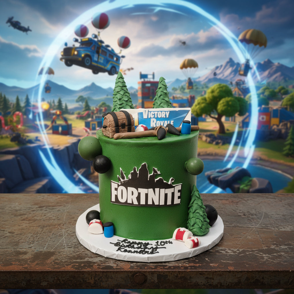 Fortnite Themed Cake