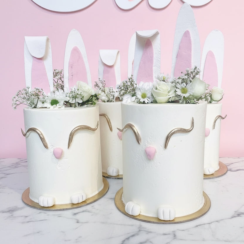Oh Bunny Floral Cake