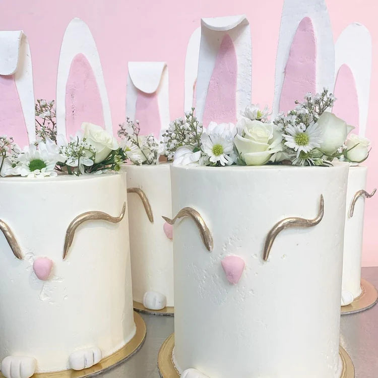 Oh Bunny Floral Cake
