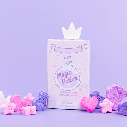 Magic potion cereal box mini bathbombs