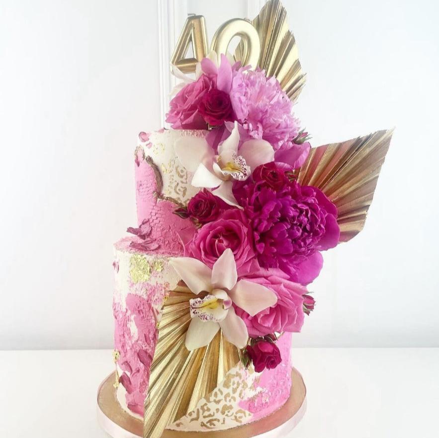 Pink Safari Cake