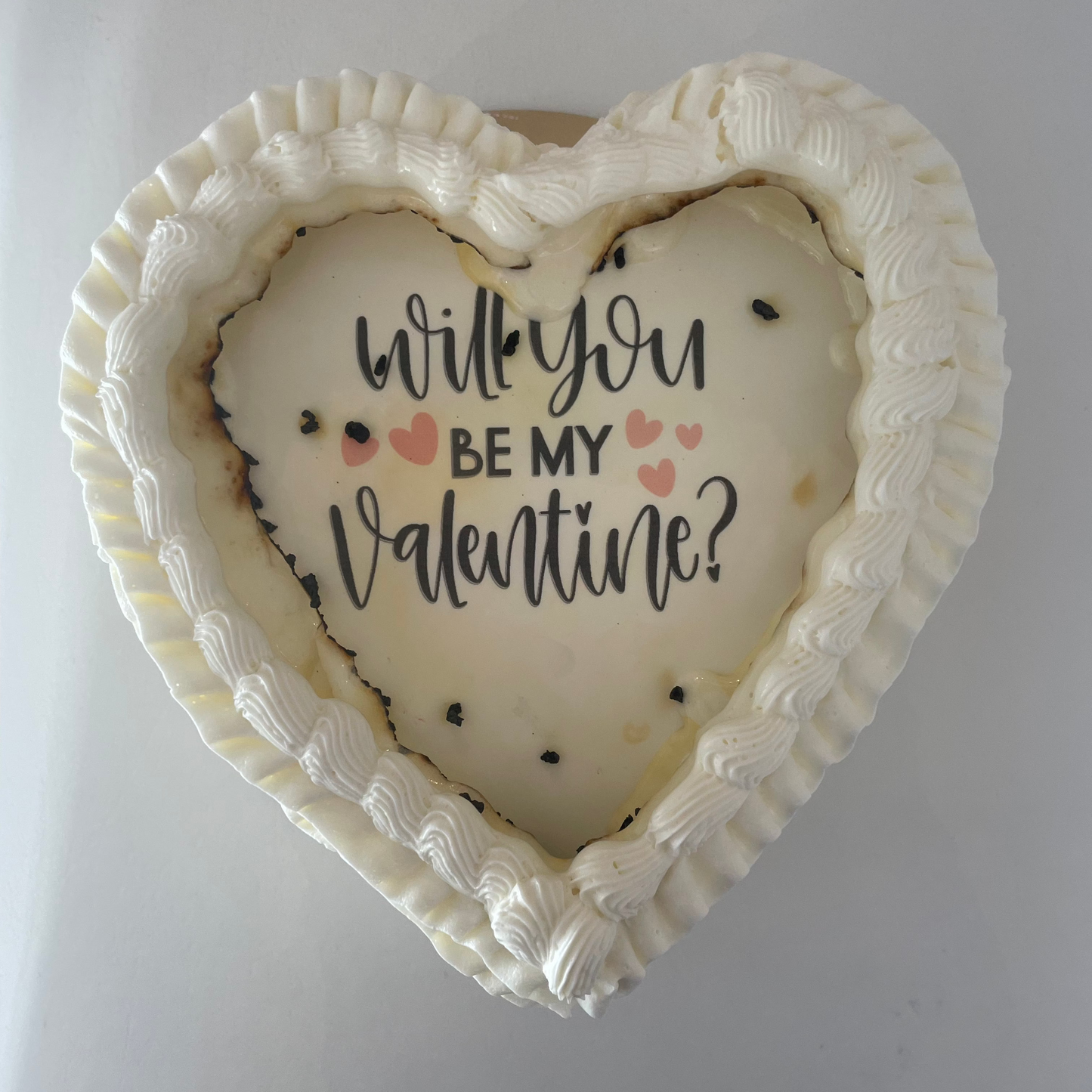 Vintage Burn Away Cake