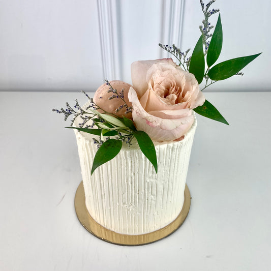 Rustic Bloom Cake