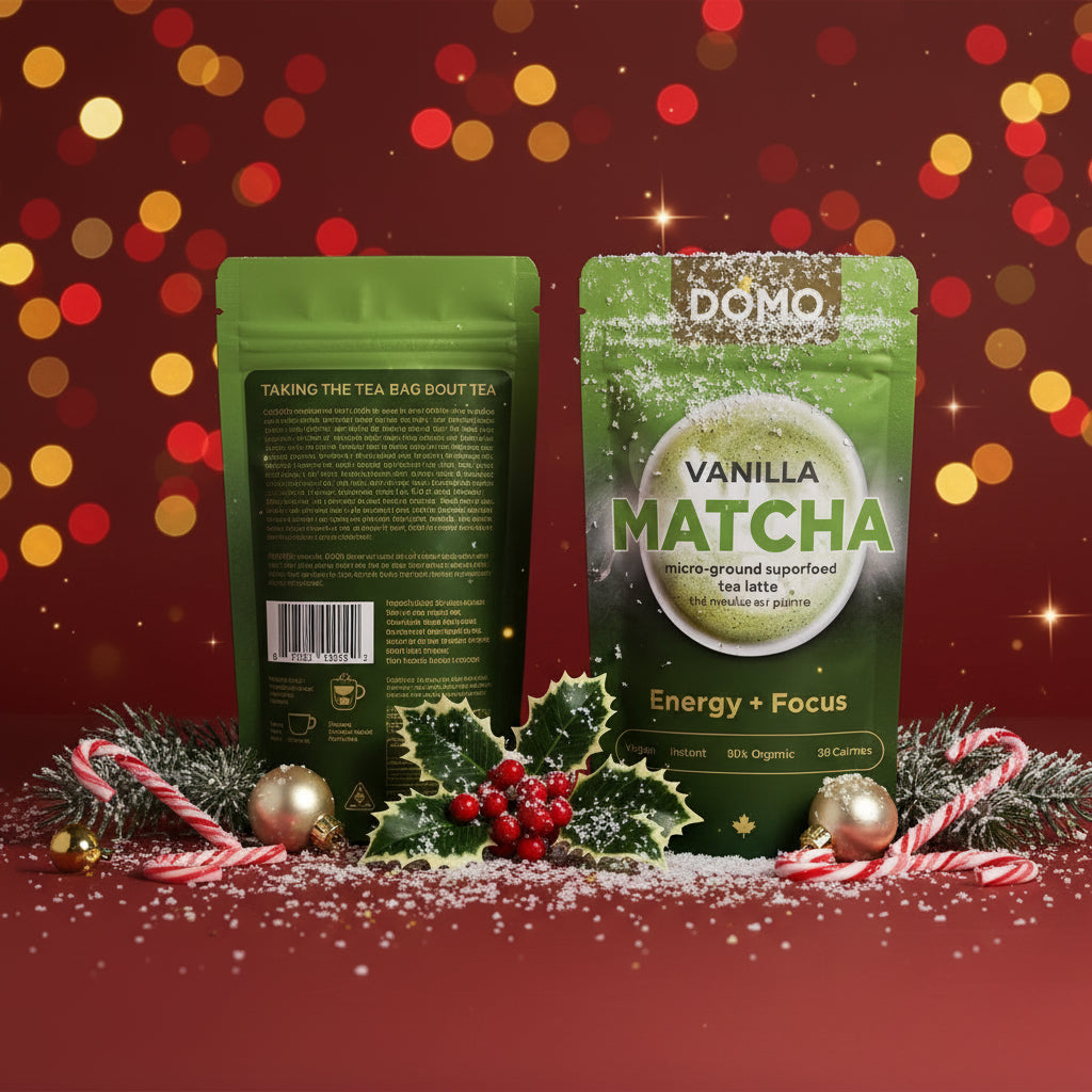 Vanilla Matcha Latte (Micro-ground Tea)