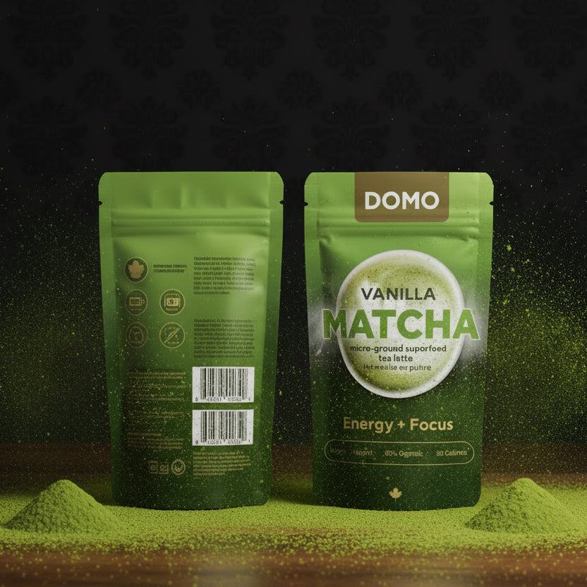 Vanilla Matcha Latte (Micro-ground Tea)