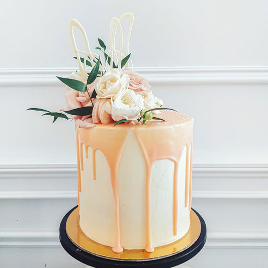 Floral Drip Cake