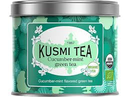 Cucumber mint green tea