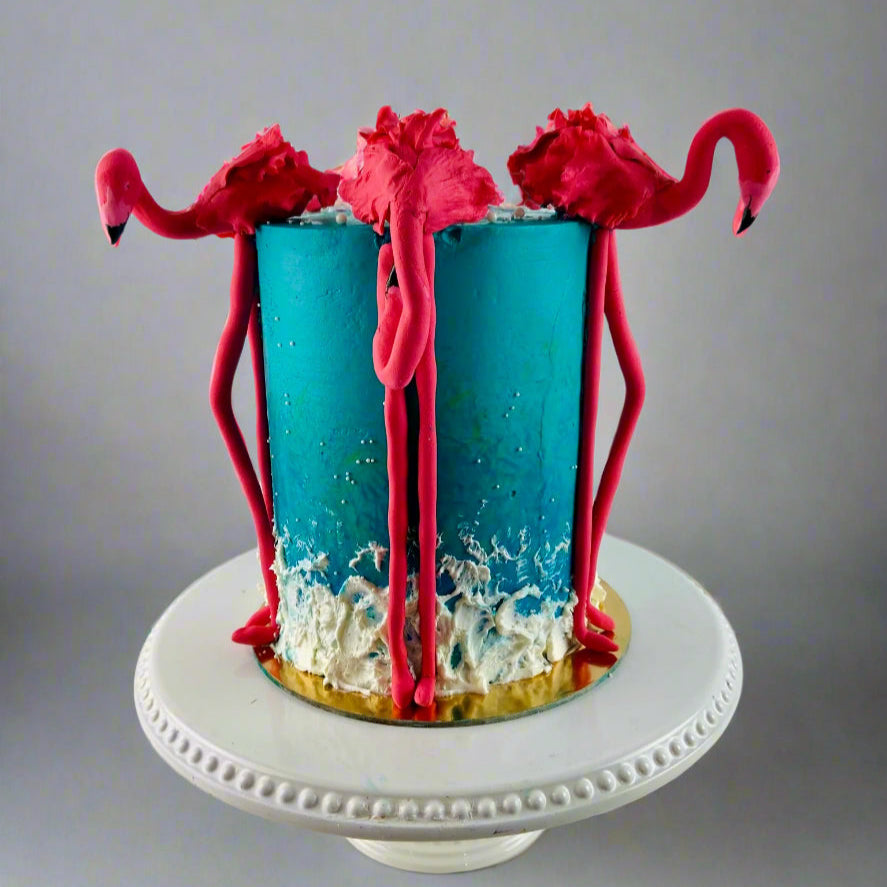 Flippin' Flamingo Cake