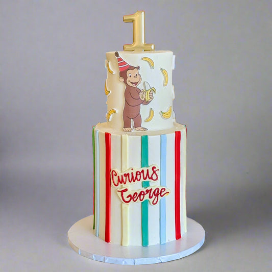 Curious George Cake