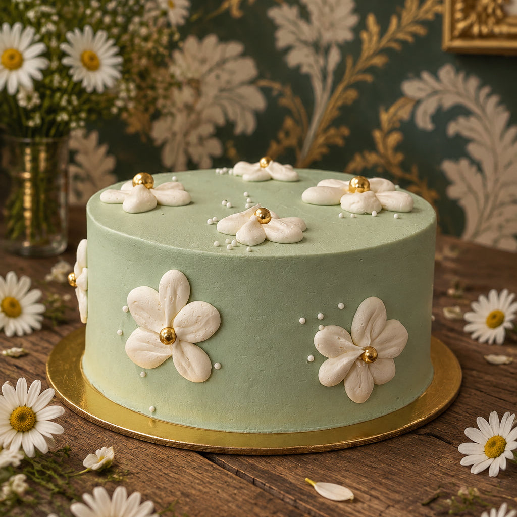 Delicate Daisy Cake