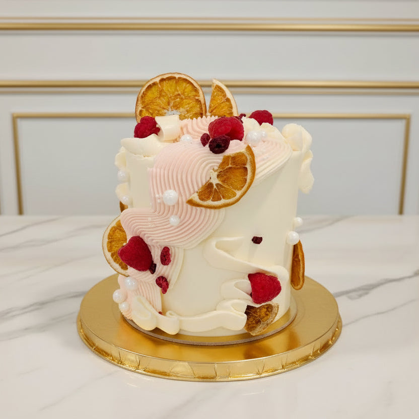 Signature Lemon Raspberry Cake