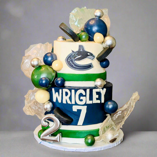 Hat-Trick Hockey Cake