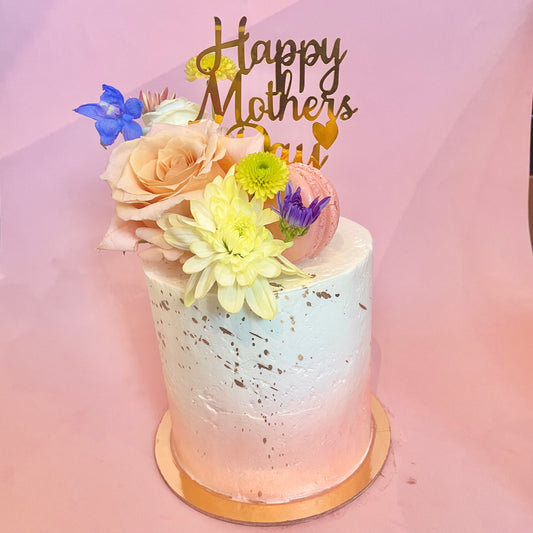 Spring floral cake