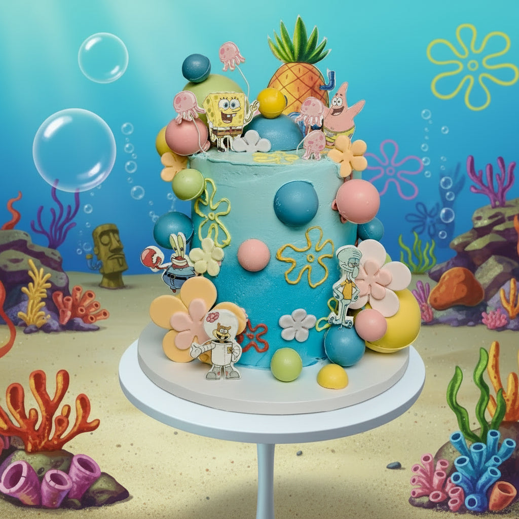 SpongeBob Square Pants Theme Cake