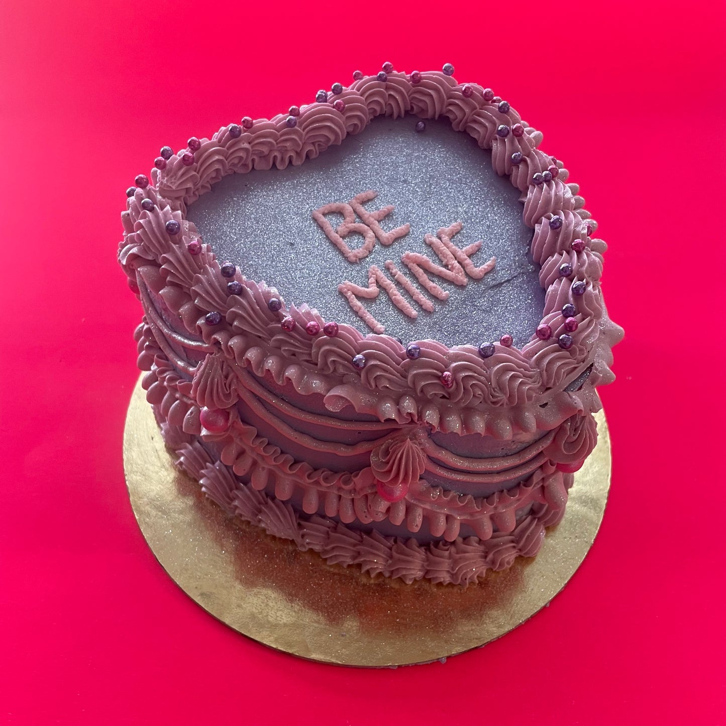 Vintage Heart Cake