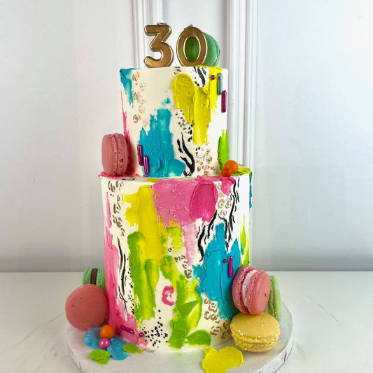 Paint Splat Cake