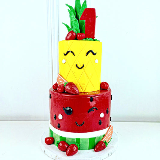 Fresh Fruit Fantasy Cake