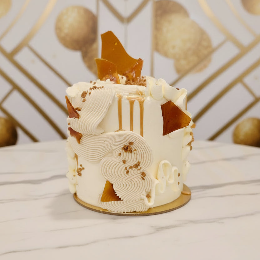 Signature Salted Caramel Skor Cake