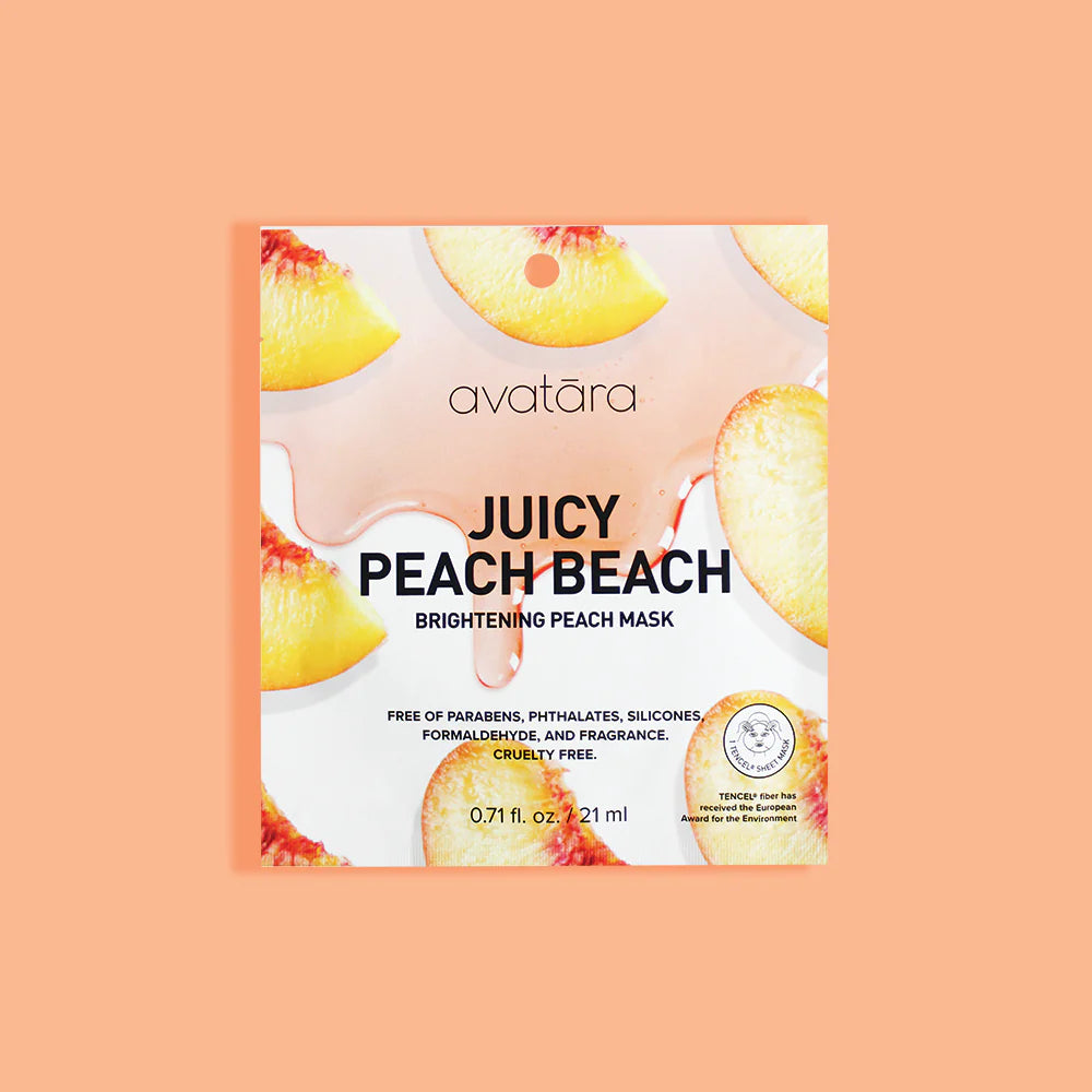 Juicy Peach Beach Brightening Face Mask