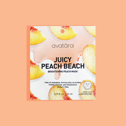 Juicy Peach Beach Brightening Face Mask