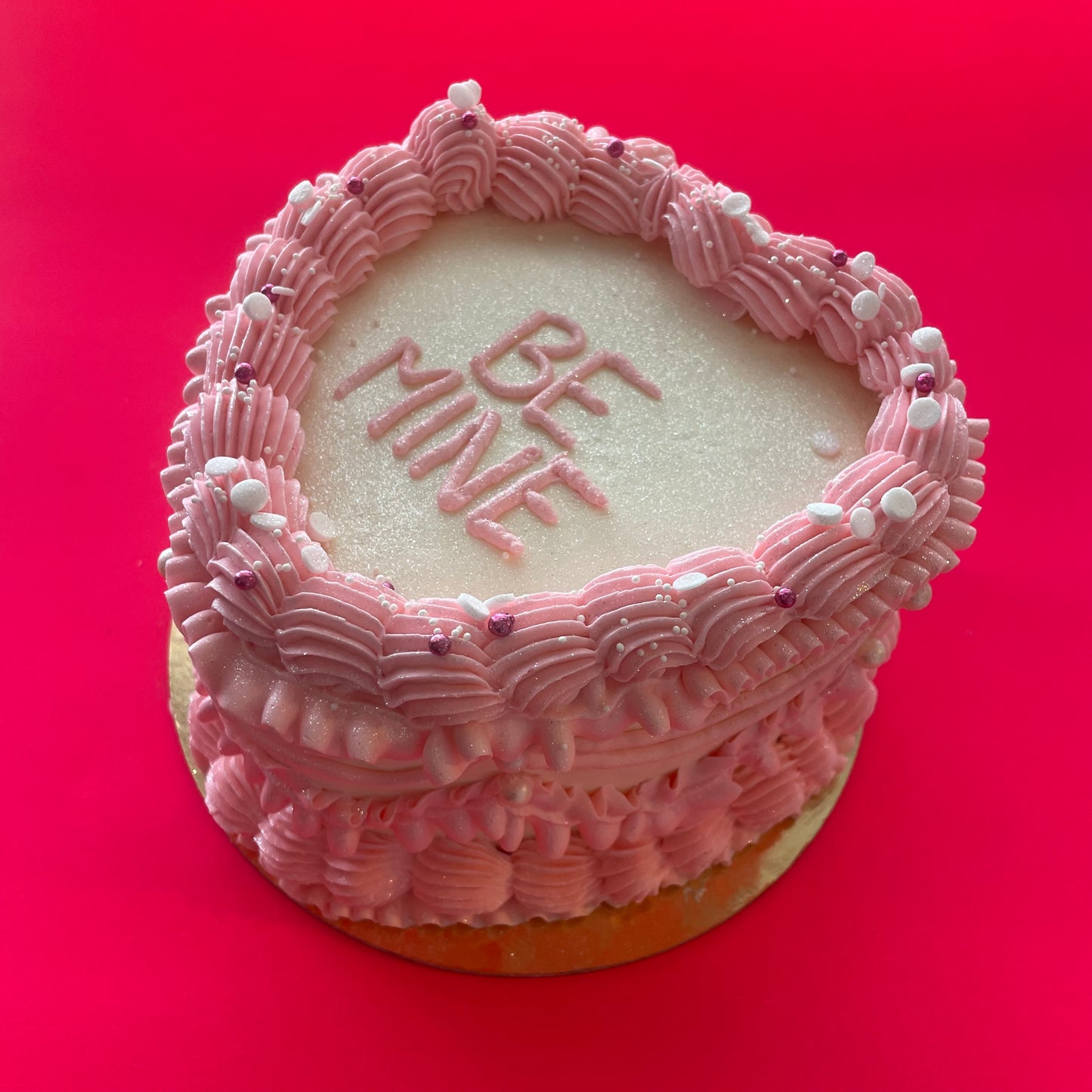 Vintage Heart Cake