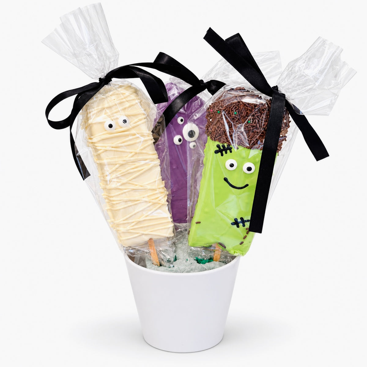 Halloween Marshmallow Popsicles