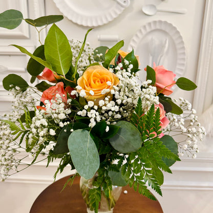 Luxury Vased Rose Bouquet