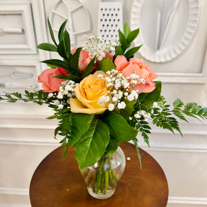 Signature Hand Tied Rose Bouquet