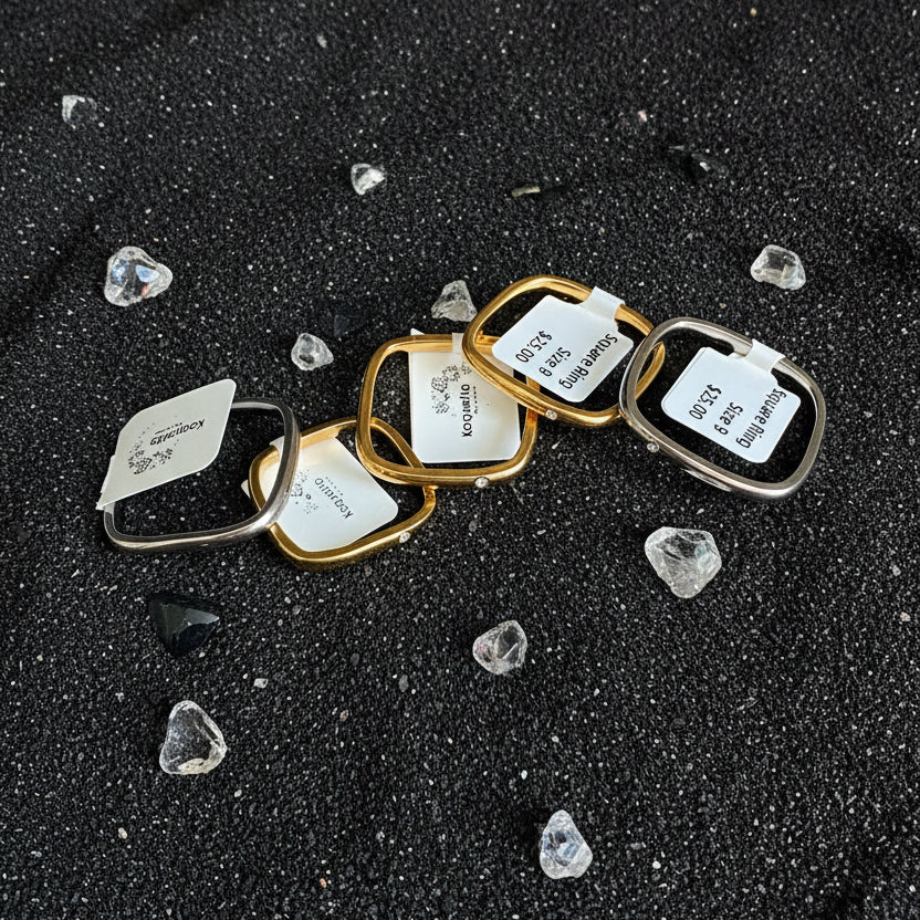 Geo Square Ring