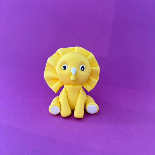 Yellow Dinosaur Cake Topper