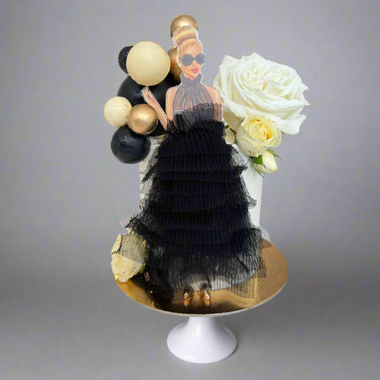 Fashionista Floral Fantasy Cake