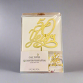 50 Years Cake Topper (Gold)