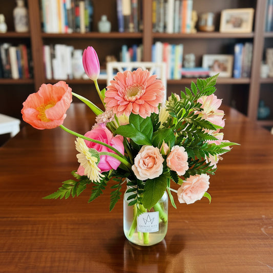 Prairie Posy Jar Bouquet