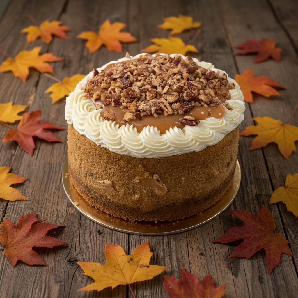 Seasonal Pumpkin Baked Cheesecake
