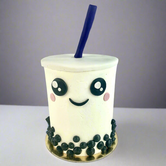 Bubble Boba Tea Cake