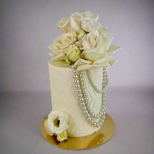 Diamonds & Pearls Cake