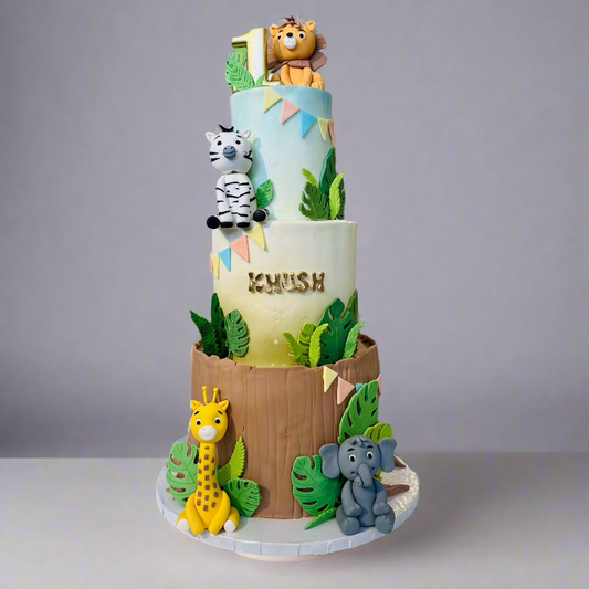 Animal Safari Cake