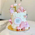 Hearts & Butterflies Cake