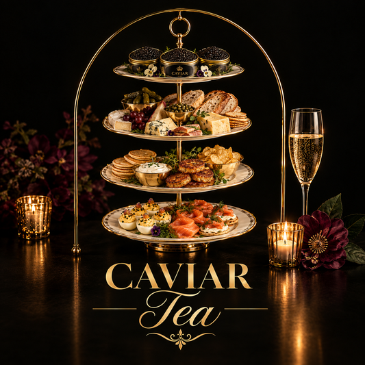 Caviar Tea In The Library Room (4 Person Booking) Adult Only