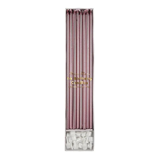 Metallic Candles (Pink)