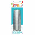 Metallic Candles (Silver)