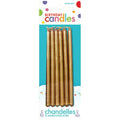 Metallic Candles (Gold/Silver)